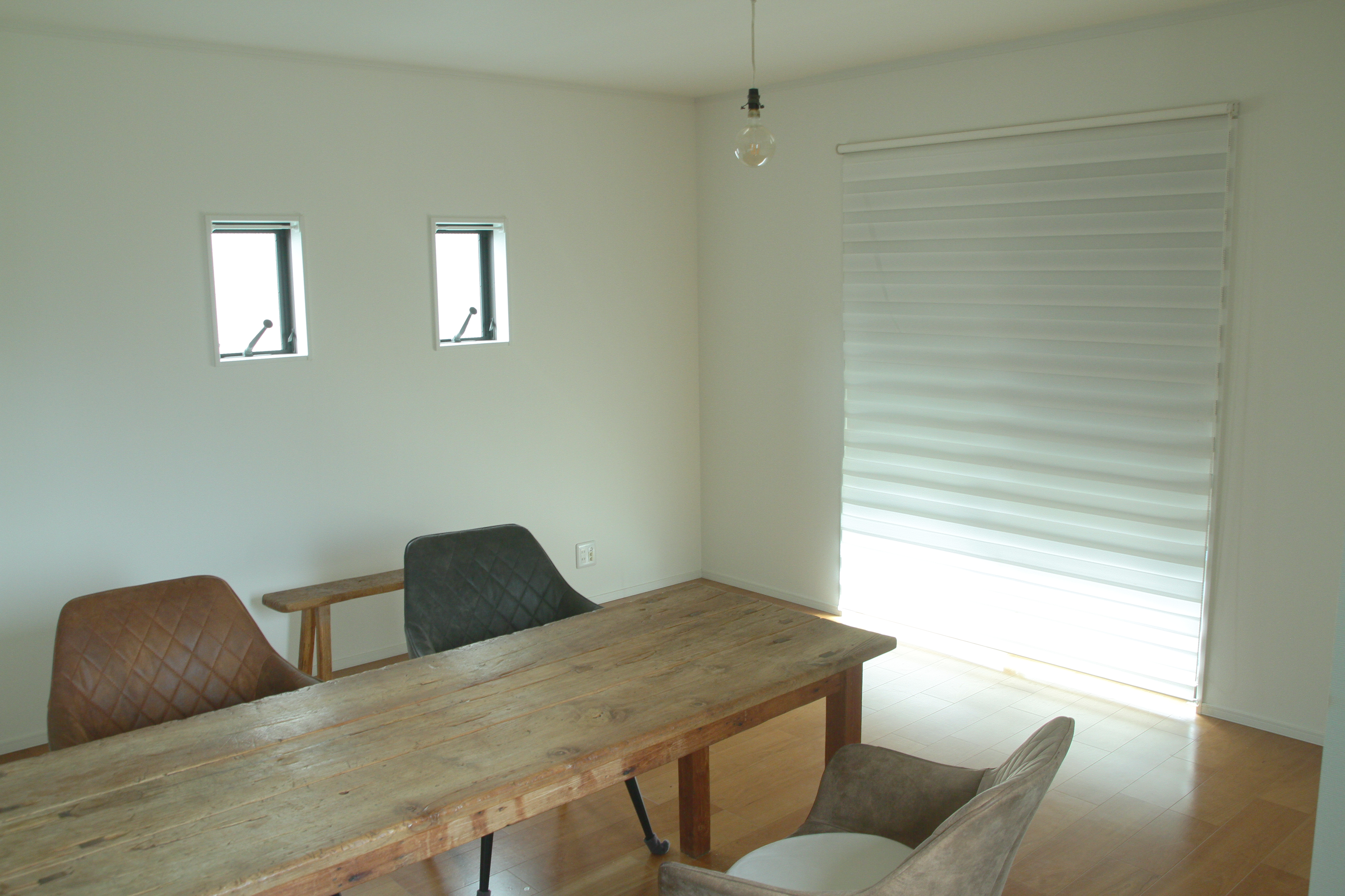 施工後のダイニング方向