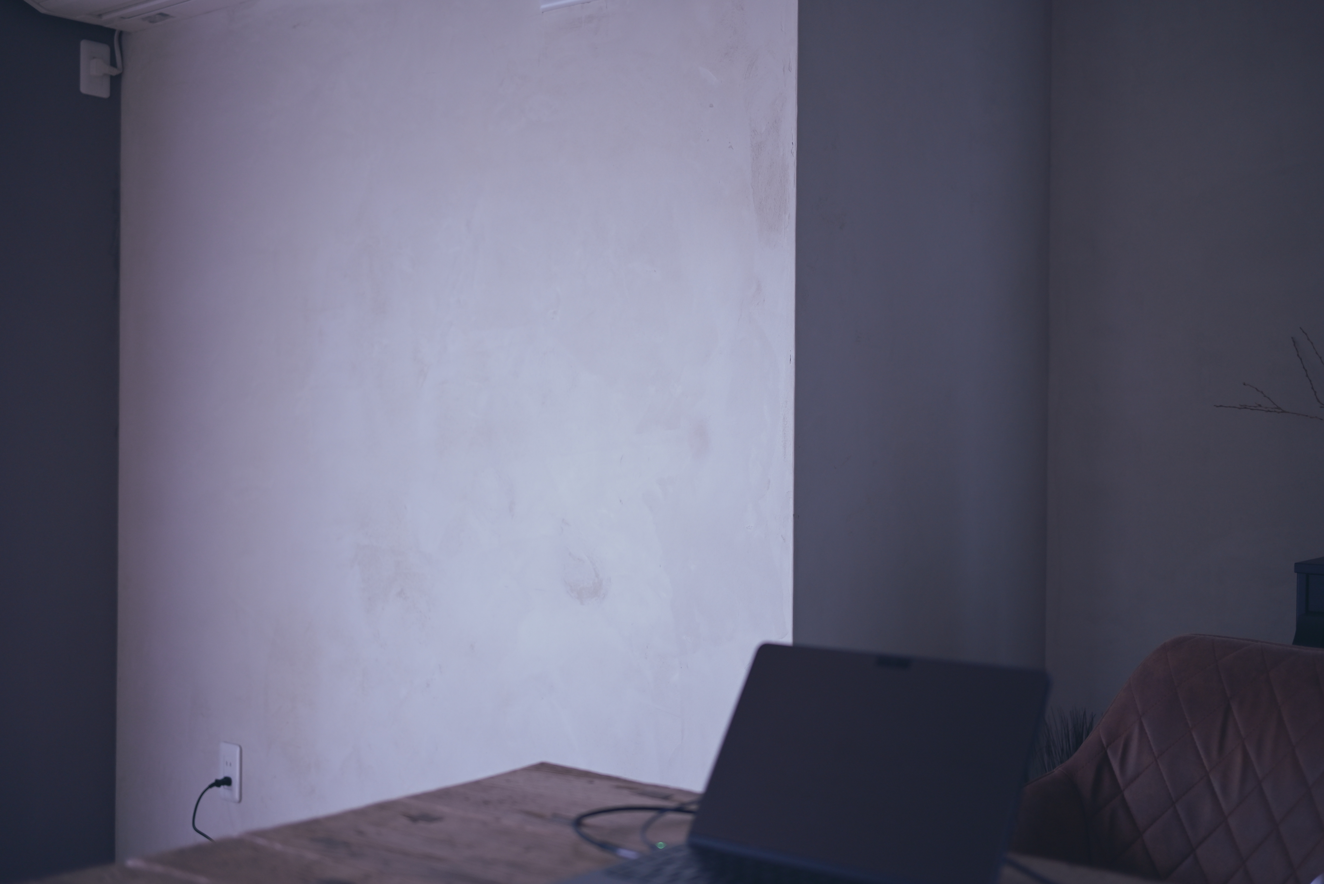 施工中:養生と準備