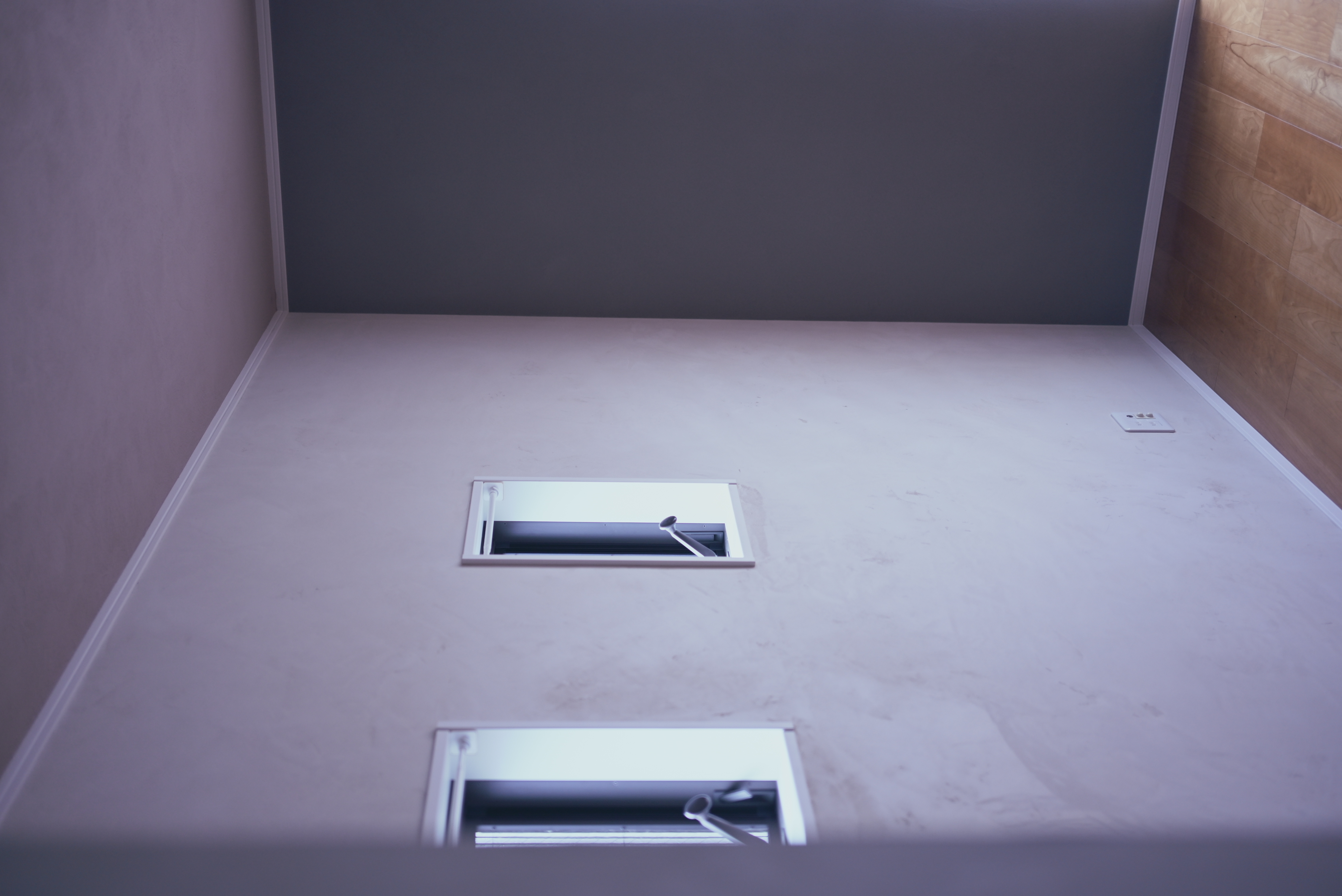 施工中:養生と準備